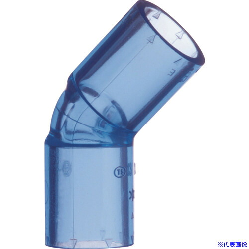 ■Maezawa HI継手 45度エルボ 13透明 HI45TL13CB(5155329)&times;180[送料別途見積り][法人・事業所限定][外直送]｜セミプロＤＩＹ店ファースト
