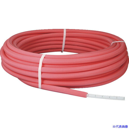 ■オンダ製作所 架橋ポリエチレン管 被覆イージーカポリパイプW ピンク 5mm被覆 16A 30m PEX16CPP5Y30(5158531)[送料別途お見積り][法人限定] 13,531円