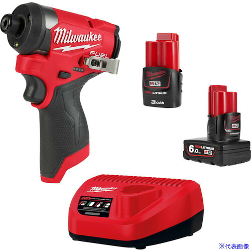 ■milwaukee M12 FUELインパクトドライバー6.0AH&3.0AHキット M12FID2632XJP(5214425)|セミプロDIY店ファースト