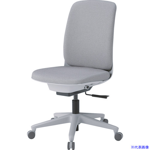 ■ITOKI トルテUチェア ハイバック 肘無 ライトグレー KJ330CFGNT6(5239345)[送料別途お見積り][法人限定][直送] 39,397円