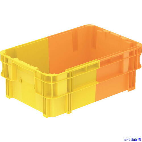 ■サンコー 103058 SNコンテナーC#30M オレンジ/イエロー 10305800OR301YE304(5253312)[送料別途お見積り][法人限定][外直送]