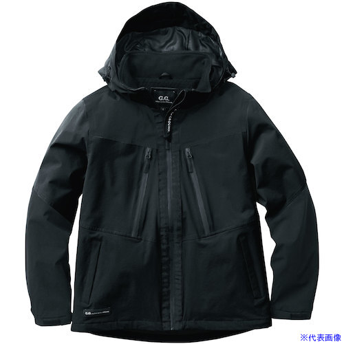 ■G.G. 0284-00 防水防寒ブルゾン ブラック LL 0284004LL(5294173)[送料別途お見積り][法人限定][掲外取寄]｜セミプロＤＩＹ店ファースト