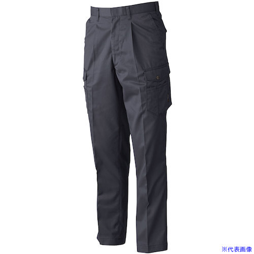■SOWA 3228 ワンタックカーゴパンツ チャコールグレー 120 322823120(5295117)[送料別途お見積り][法人限定][掲外取寄]