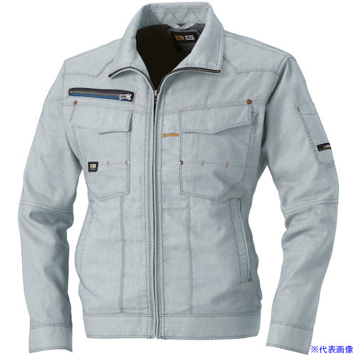 ■G.G. 873 長袖ブルゾン シルバーグレー 6L 873226L(5298866)[送料別途お見積り][法人限定][掲外取寄] 7,725円