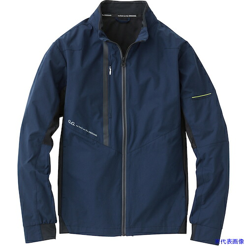■G.G. 7308&minus;00 長袖ブルゾン ネイビー M 7308001M(5298925)[送料別途お見積り][法人限定][掲外取寄]｜セミプロＤＩＹ店ファースト