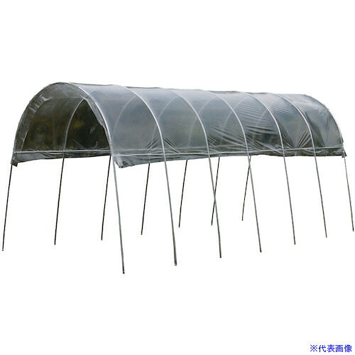 ■南榮工業 雨よけハウス 2畝用 AM2253型 AM2253(5305767)[送料別途お見積り][法人限定][外直送]｜セミプロＤＩＹ店ファースト