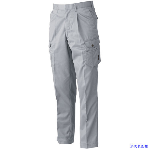 ■SOWA 3228 ワンタックカーゴパンツ グレー 105 32287105(5306200)[送料別途お見積り][法人限定][掲外取寄]