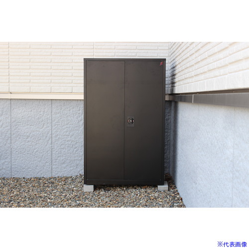 ■TASSCOM 両扉式収納庫 中 TAN0805LBK(5311156)[法人限定][外直送元]
