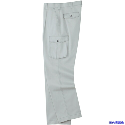 ■SOWA 9778 ワンタックカーゴパンツ グレー 85 9778785(5314524)[送料別途お見積り][法人限定][掲外取寄]