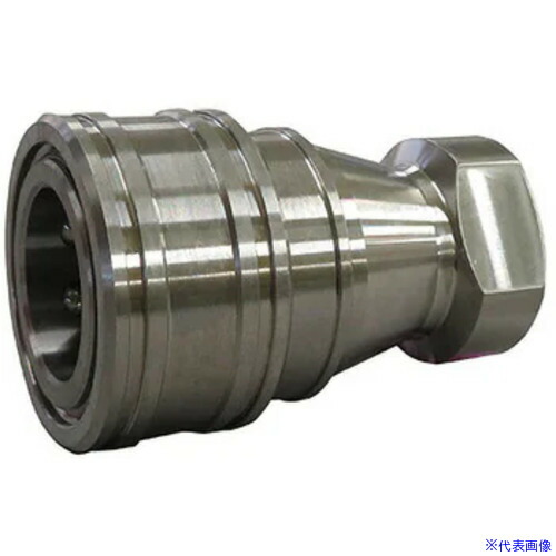 ■NKCカップリング KS型カップリングソケット(SUS304) Rc1－1/2 メネジ KS12SS(5357822)[送料別途お見積り][法人限定][掲外取寄]