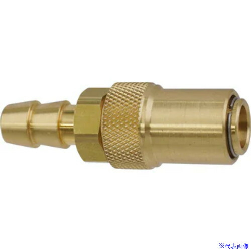 ■NKCカップリング KC型(金型カプラ)カップリンソケット 3/8ホースニップル KC03SH(5360988)×10[送料別途お見積り][法人限定][掲外取寄]
