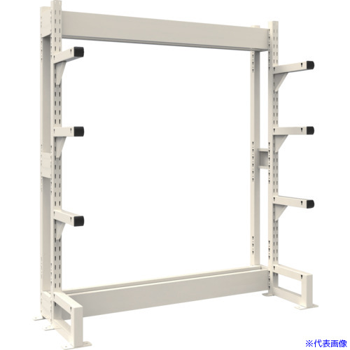 ■TRUSCO ボルトレス長尺保管棚M3 単式基本1800X450XH1800 4段 VRM36654(5380576)[送料別途お見積り][法人限定][直送]