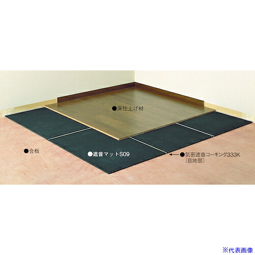 ■DAIKEN 遮音マットS09 GB08058(5383162)[送料別途お見積り][法人限定][外直送]｜セミプロＤＩＹ店ファースト