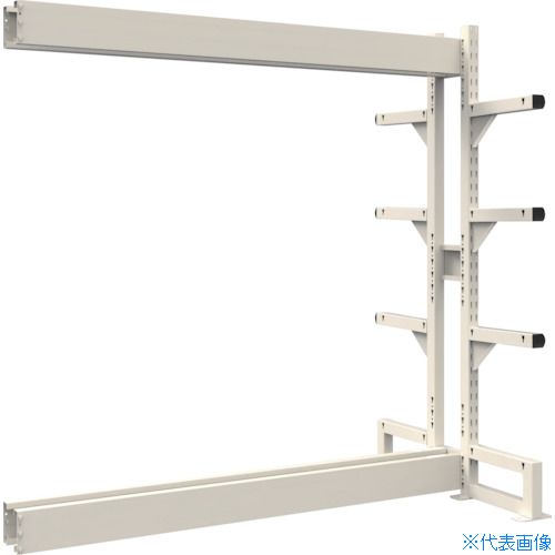 ■TRUSCO ボルトレス長尺保管棚M3 複式連結1800X450XH2100 4段 VRM37654BW(5388204)[送料別途お見積り][法人限定][直送]｜セミプロＤＩＹ店ファースト