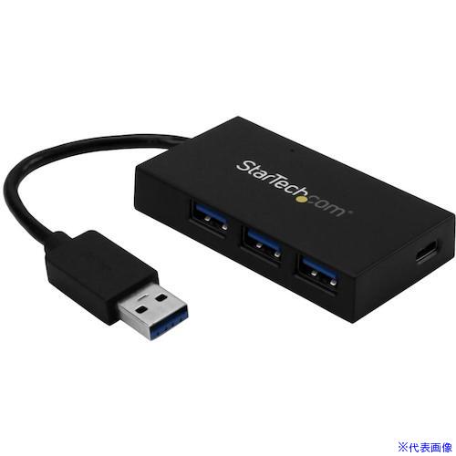 ■スターテック USBハブ/USB 3.0/3ポート Type-A + 1ポート Type-C/バスパワー/ノートパソコン用/ポータブル HB30A3A1CFB(5389692)[法人・事業所限定][外直送元]