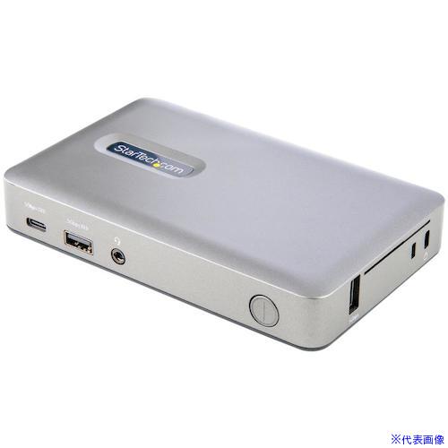 ■StarTech ドッキングステーション/USB&minus;C接続/1画面/4K DP VGA/65W PD/USBハブ/イーサネット/多機能 DKM30CHDPD(5389702)[法人限定][外直送元]｜セミプロＤＩＹ店ファースト