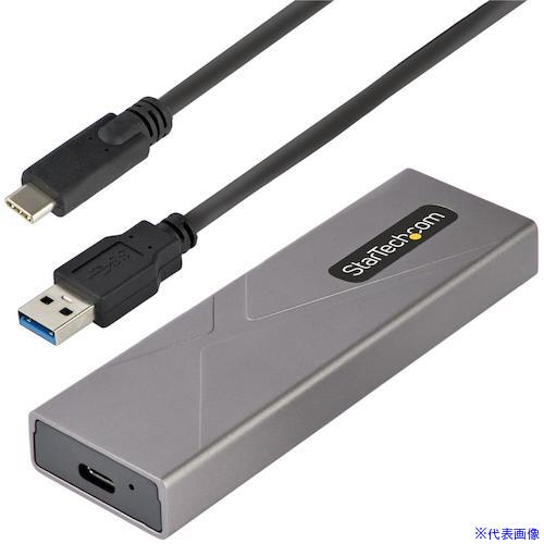 ■スターテック 外付HDD / SSDケース/USB-C ＆ A接続/M.2 NVMe ＆ M.2 SATA SSD/アダプターケース M2USBCNVMESATA(5389742)[法人・事業所限定][外直送元]｜セミプロＤＩＹ店ファースト
