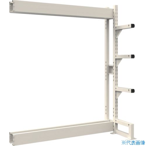 ■TRUSCO ボルトレス長尺保管棚M3 単式連結900X450XH1500 4段 VRM35354B(5394851)[送料別途お見積り][法人限定][直送]