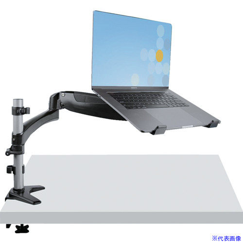 ■StarTech モニターアーム/1画面/最大34インチ/耐荷重8kg/ノートPCアーム両用タイプ/PC パソコン ディスプレイアーム ARMUNONB1(5398552) 18,967円