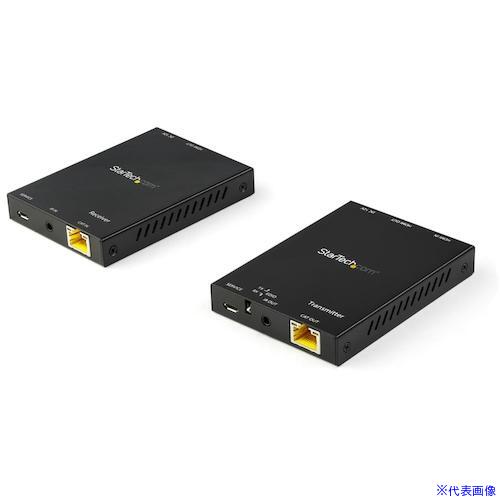 ■スターテック HDMIエクステンダー/4K60Hz 50m/Cat6(カテゴリ6)/7.1ch オーディオ/信号ブースター/延長器 ST121HD20V(5400099)[法人・事業所限定][外直送元]