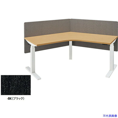■NAIKI デスクパネル(クロス) リフティーナ LT型/ブラック/W1178&times;D15&times;H720 LT227CTPBK(5438761)[送料別途お見積り][法人限定][外直送]｜セミプロＤＩＹ店ファースト 45,738円
