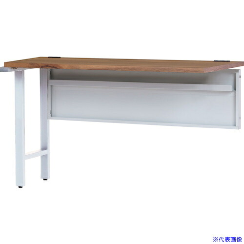 ■DAISHIN レクタ デスク 連結タイプ ホワイトフレーム 1200×450×1000 FD124510CWMPA(5449848)[法人限定][外直送元]