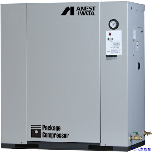■アネスト岩田 レシプロコンプレッサー(給油式) パッケージコンプレッサ 3.7KW 50Hz CLP37EF14M5(5478407)[法人限定][外直送元]｜セミプロＤＩＹ店ファースト