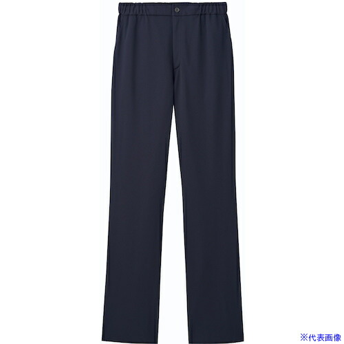 ■FOLK 男女兼用ニットパンツ ダークネイビー L 5033SC17L(5529893)[送料別途お見積り][法人限定][掲外取寄]