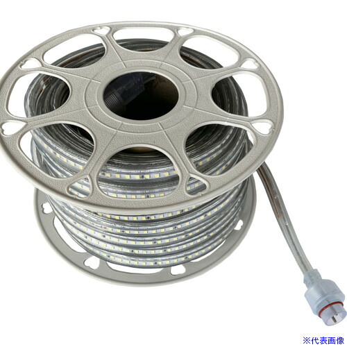 ■富士倉 両面発光20M LEDロープライト 白 増設用 FRL20GWW(5545597)|セミプロDIY店ファースト