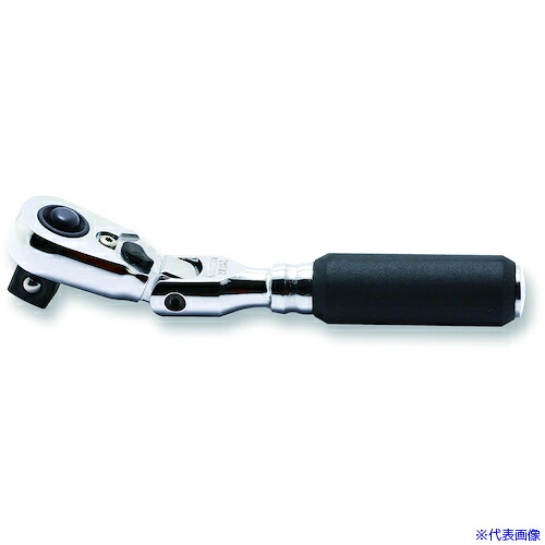 ■Ko－ken Z－EAL 3/8”(9.5mm)SQ. プッシュボタン式首振りラチェットハンドル(コンパクト) 全長114mm 2726ZB38(5561010)