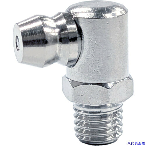 ■KURITA グリースニップル C型U1/4X28山 (100個入) GNC228K100P(5569257)[送料別途お見積り][法人限定][掲外取寄]