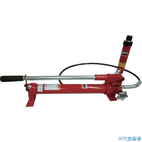 ■TRUSCO ポンプ式油圧ジャッキセット ストローク150MMタイプ TMYJ150SET(5574713)|セミプロDIY店ファースト