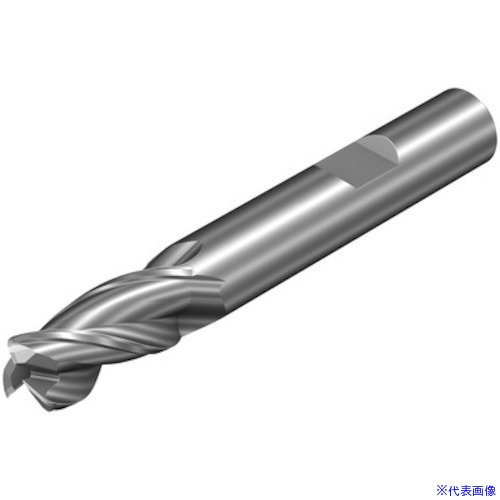■SANDVIK コロミルDura一般加工用超硬エンドミル(732) H10F 1K2331200100NB(H10F)(5589456)[送料別途お見積り][法人限定][メーカー取寄]