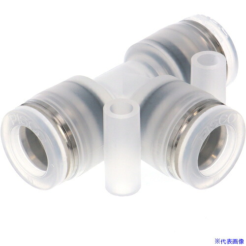 ■PISCO チューブフィッティングPP/耐腐蝕性SUS303相当継手 SPPE10(5600004)×10[送料別途お見積り][法人限定][掲外取寄]