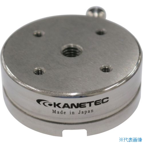 ■KANETEC 薄型永磁ホルダ台 丸形 底面吸着力120N MBLC55A(5602622)