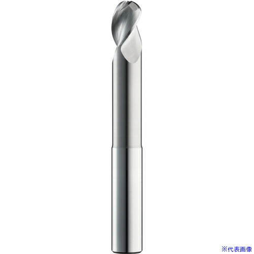 ■京セラ 3枚刃ボールエンドミル ミリ仕様 43MB(TiB2コーティング)POLISHED FLUTE 44918(5677463)[送料別途お見積り][法人限定][掲外取寄]