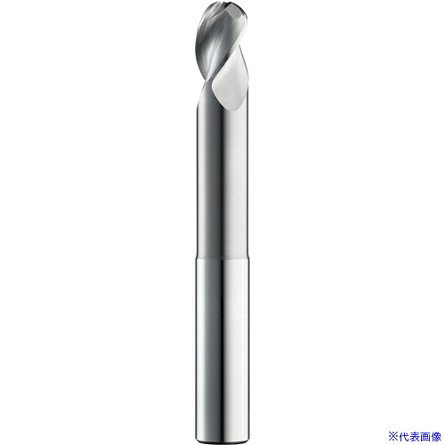 ■京セラ 3枚刃ボールエンドミル ミリ仕様 43MB(TiB2コーティング)POLISHED FLUTE 44935(5682225)[送料別途お見積り][法人限定][掲外取寄]