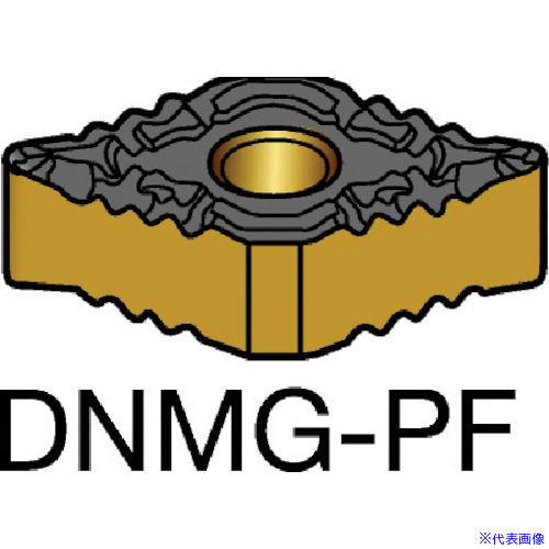 ■SANDVIK T－Max P 旋削用ネガチップ(110) 5015 DNMG150612PF(5015)(5704413)×10[送料別途お見積り][法人限定][掲外取寄]