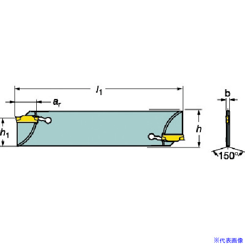 ■SANDVIK コロカット1・2 突切りブレード(ダブルエンドタイプ)(420) N123F3021A2(5721113)[送料別途お見積り][法人限定][掲外取寄]｜セミプロＤＩＹ店ファースト