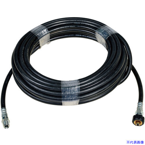 ■スーパー工業 高圧ホースASY TH 3/8×20m 25MPa クイック 04T51031020(5722747)[送料別途お見積り][法人限定][外直送]