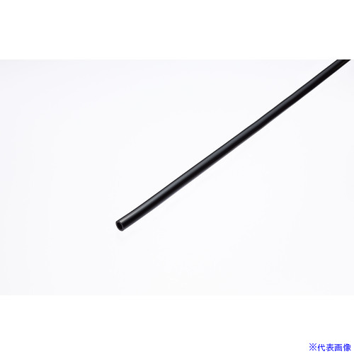 ■潤工社 低摩擦ポリウレタンチューブUFL 6X4mm 100m 黒 25L06BK100(5722871)×3[送料別途お見積り][法人限定][掲外取寄]