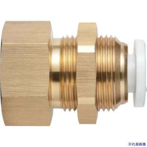 ■潤工社 ワンタッチ継手Wシリーズ 隔壁メスユニオン 6mm PT1/4 WPF0602(5726121)×50[送料別途お見積り][法人限定][掲外取寄] 14,028円