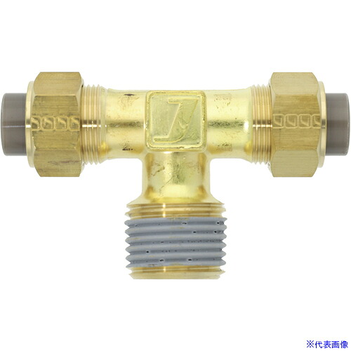 ■潤工社 黄銅製継手(インチ系列) テー 12.70&times;9.56mm PT1/2 PTA12PT12BS(5727671)&times;20[送料別途お見積り][法人限定][掲外取寄]｜セミプロＤＩＹ店ファースト