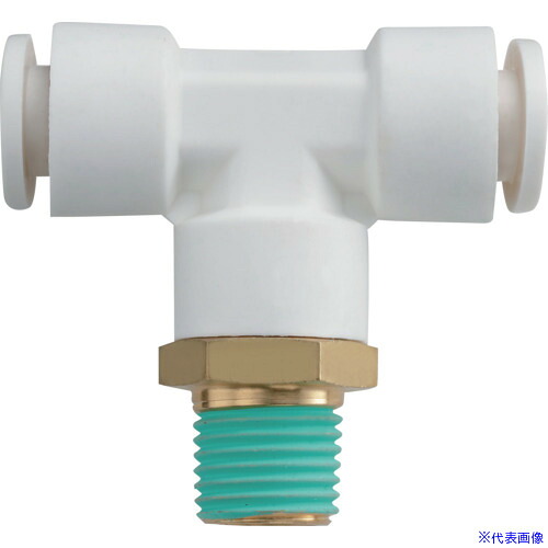■潤工社 ワンタッチ継手Wシリーズ ティー 6mm PT3/8 WTA0603(5730701)&times;50[送料別途お見積り][法人限定][掲外取寄]｜セミプロＤＩＹ店ファースト