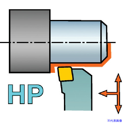 ■SANDVIK QSホールディングシステム コロターン107用HPバイト(210) QSSCLCR1212E09HP(5734428)[送料別途お見積り][法人限定][掲外取寄]
