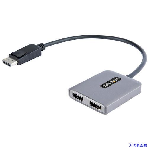 ■StarTech ディスプレイアダプター/DP 1.4 － 2x HDMI 2.0/4K60Hz/Windowsのみ/マルチモニター MST14DP122HD(5745266)[法人限定][外直送元]