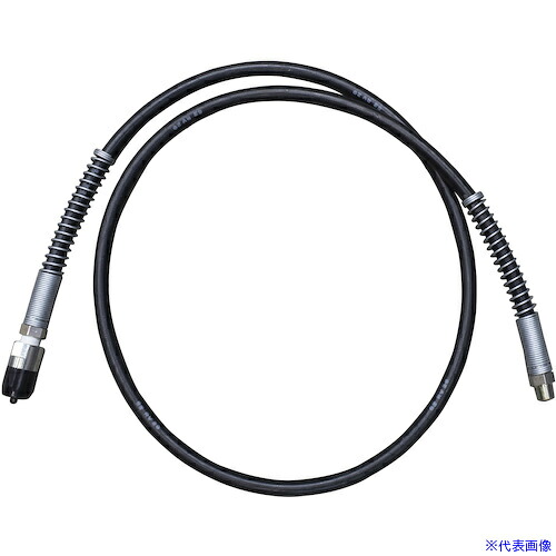 ■イーグル 高圧油圧2mホース(カプラ:S－1H/片側カプラ無し) H2SMNC(5764780)[送料別途お見積り][法人限定][外直送]