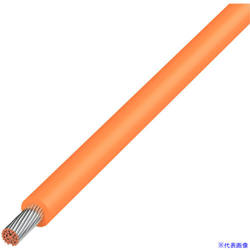 ■KYОWA UL耐熱ビニル絶縁電線 UL1007AWG18OR305M(5772394)[送料別途お見積り][法人限定][掲外取寄]