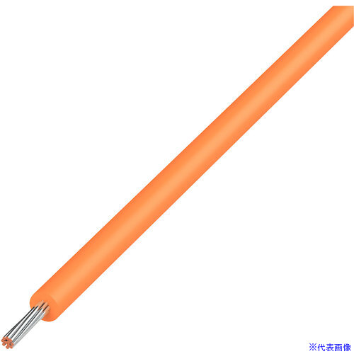 ■KYОWA UL耐熱ビニル絶縁電線 UL1007AWG24OR610M(5772396)[送料別途お見積り][法人限定][掲外取寄]