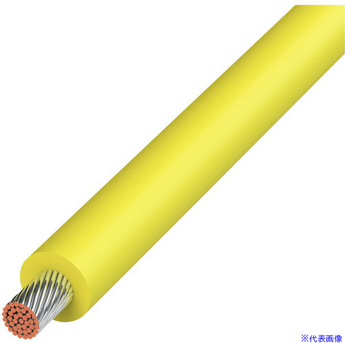 ■KYОWA UL耐熱ビニル絶縁電線 UL1015AWG14YL153M(5772434)[送料別途お見積り][法人限定][掲外取寄]